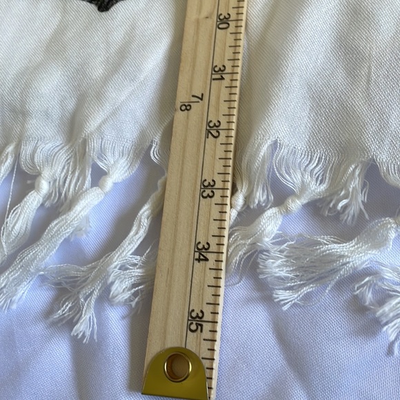 Hand Crafted Boho Festival Floral and Crochet Tassel Swimsuit Cover - Picture 8 of 12